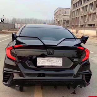 十代思域改装大包围FC-450思域前后杠yofer包围尾翼排气尾喉