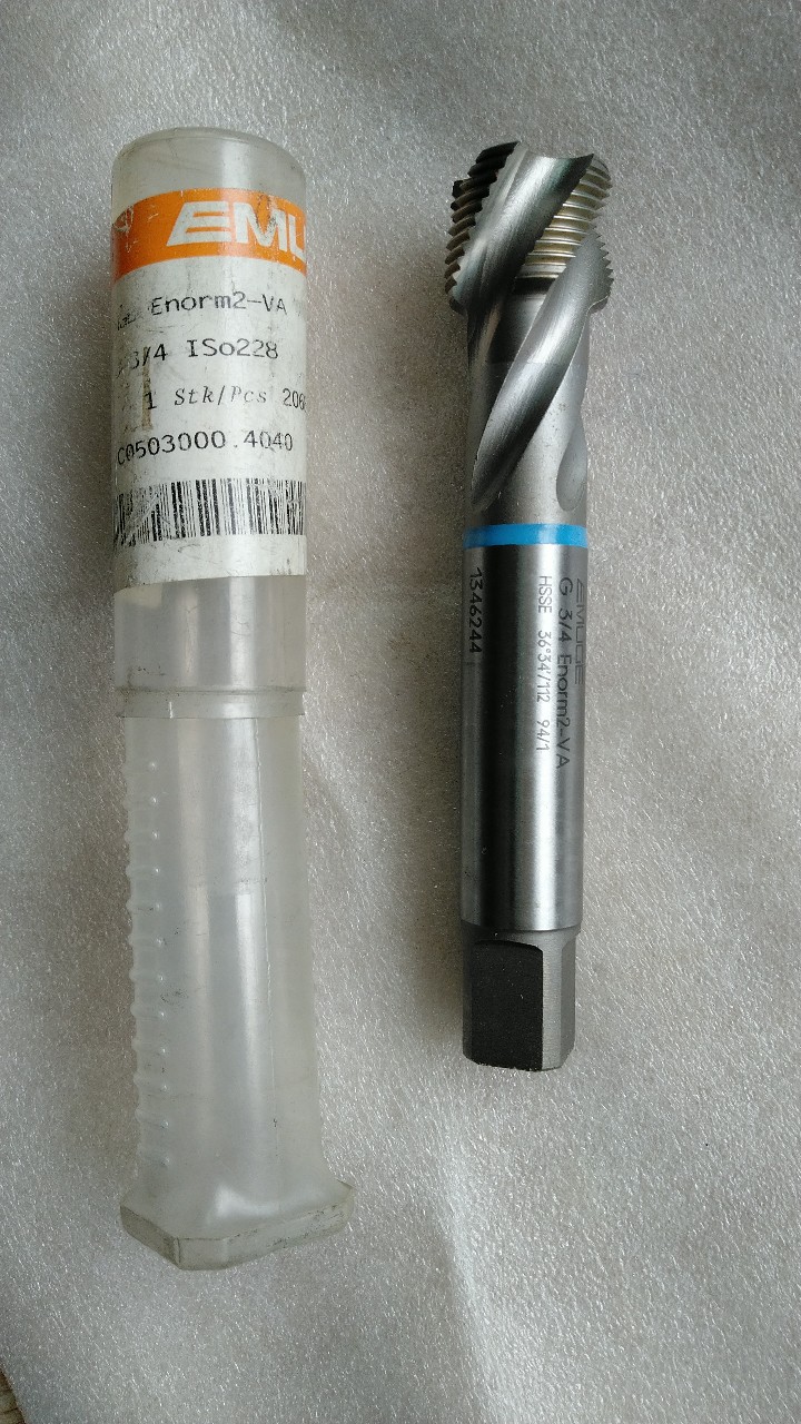EMUGE不锈钢用G3/4螺旋丝锥