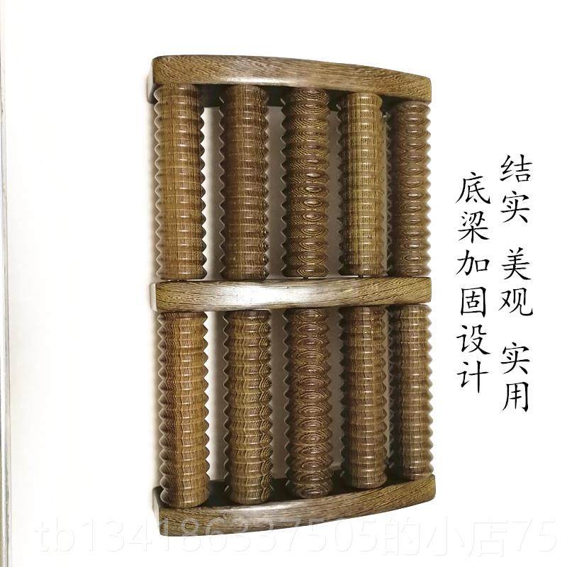 正品鸡翅脚底按摩脚用步实木器足部滚轮式木木质家穴位搓排足底按