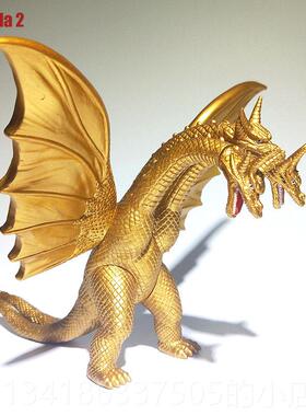 正品超大号z儿童玩具哥G斯拉摆件搪胶手影视odi办lla科幻怪兽动漫