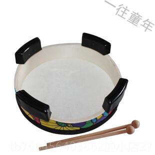 新款包邮奥夫乐器鼓尔鼓儿儿童小鼓打鼓玩具打击乐器宝宝鼓婴卡通
