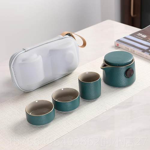 新款钿隆功茶具套夫装旅行包便携式随身外快客杯简约户器个人泡茶