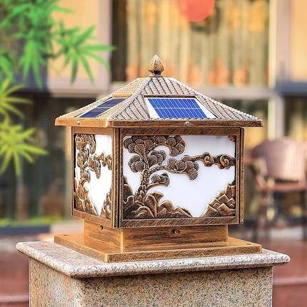 厂家直销柱头围墙灯大门柱子LED灯户外庭院别墅墙头景观灯