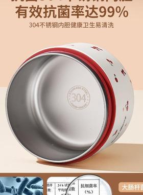 双层不钢锈保温饭盒微生波炉加F9899SJJ带热2025新款学专用饭迷你