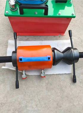 小型便携式压套机JS-YT12570T手电一体压套装机履带式掘机缸挖套