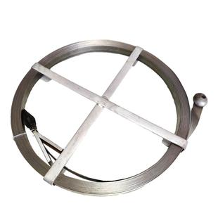 疏通铁器带化粪池手下水管钢片钢条疏通钢通窨10074589井疏通扁道