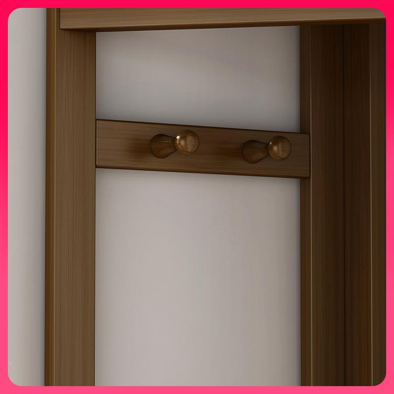 G3空YN实转衣帽架省间卧室落地挂衣架木简易衣柜放衣服多功能2022