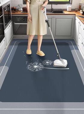 用厨房防滑防油家免脏洗耐水吸0918-1水脚垫铺满可裁剪防硅藻泥地