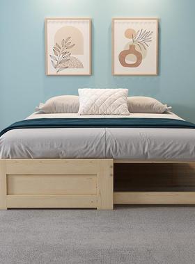 叠沙发11233床两用用简折易多功能实木榻榻米伸缩床单家人床小型