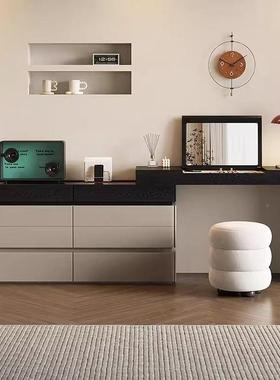 轻奢实木妆化妆台斗柜梳妆台一体卧室简约现代EUU化225新0款化桌