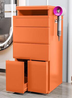 发多功具柜质烤VPY漆木置物架烫染区工具台发廊工作店柜理子