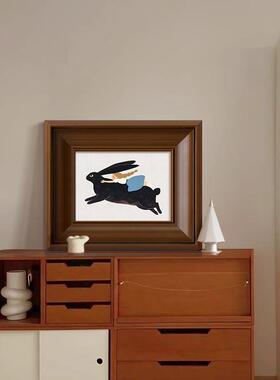 《梦风幻骑行》法式小众艺术卧装SN210905饰画中古趣卡味通餐厅客