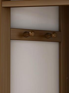 实木转20220901衣角衣帽省空间卧室落柜地挂架简易衣放衣服多架功