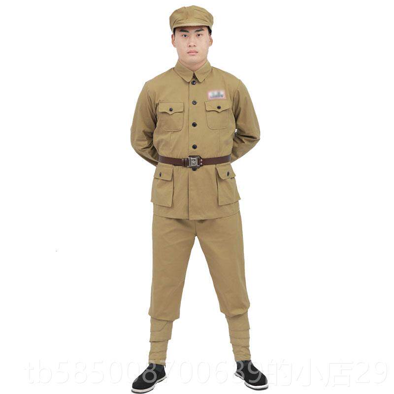 新款抗美援朝纯服装军中国人民志愿解放时期棉演出服影视服列宁抗