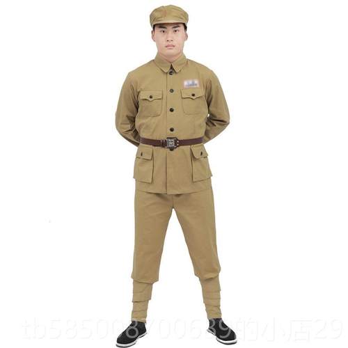 新款抗美援朝纯服装军中国人民志愿解放时期棉演出服影视服列宁抗