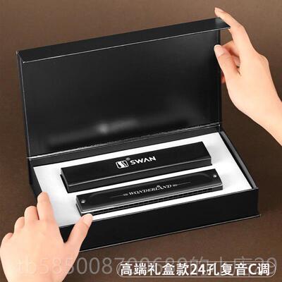 新款德国进口音簧鹅口琴24孔音28孔重音复高端礼盒成人款专业演天