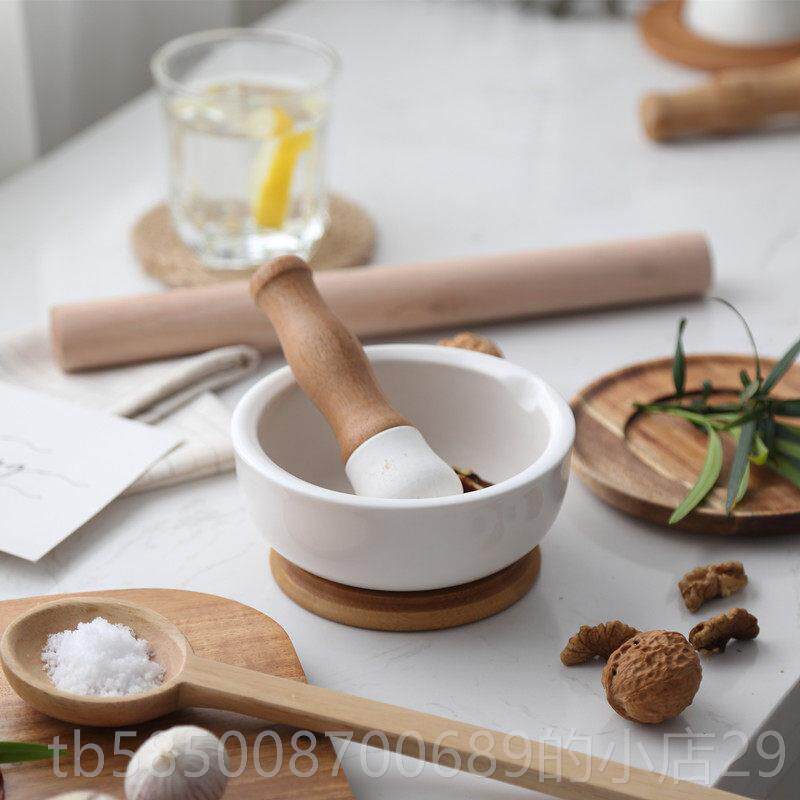 高档胡/椒碎陶瓷/出口欧洲碾碎器/捣碎器捣药罐/家用研磨手动钵捣