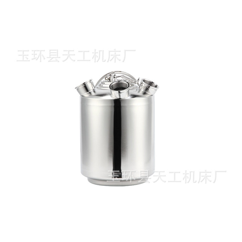 10L不锈钢三孔清洗制酒桶发酵罐酿红酒自酿扎啤机红酒制作