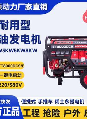 上海伊藤动力2kw3/56/8BYN千油瓦单移动式小型汽发电机便携式相三