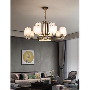 苏印中式 吊灯客厅复灯全铜现代新国中风高档别墅卧室餐厅古8279灯