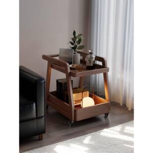 ?可移沙发边DB30-csr几室客厅家用中古风方形实小推动车茶几卧床