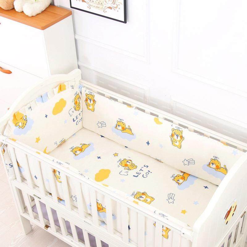 撞全棉儿童床围防摔六婴床j548854围纯棉宝宝防儿软包防护四五件,婴童用品,婴童床品套件,淘宝优惠券,粉丝福利购,淘宝优惠卷