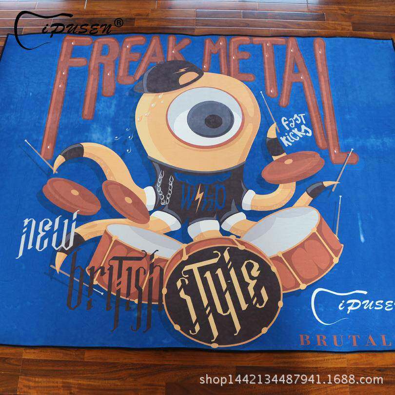 ipsen架子鼓地垫防滑隔音爵士u鼓厚专用电毯子鼓毯WFT加减震脚垫