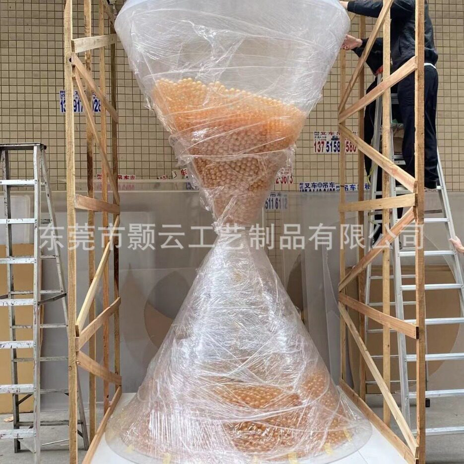 透明异形沙漏活动展示漏斗透明沙漏亚克力展示大型沙漏商场沙漏灯