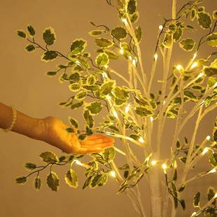 LE灯D树观灯置室XLO内家居装饰灯感恩节派景对场景布庭院发光树