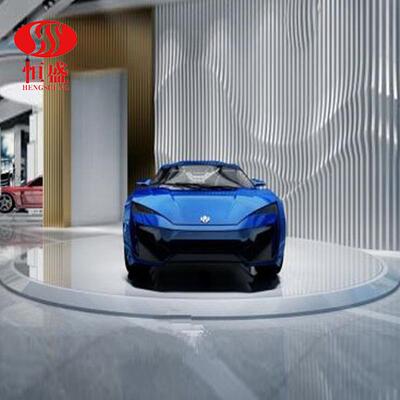 汽ECT车转浙江展厅旋转台转车库掉头旋转台台工转业展览旋台摄影