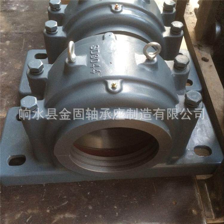 铸铁或铸钢SD3034轴承8座SD3036四螺柱轴0承座SD33轴承座50系列