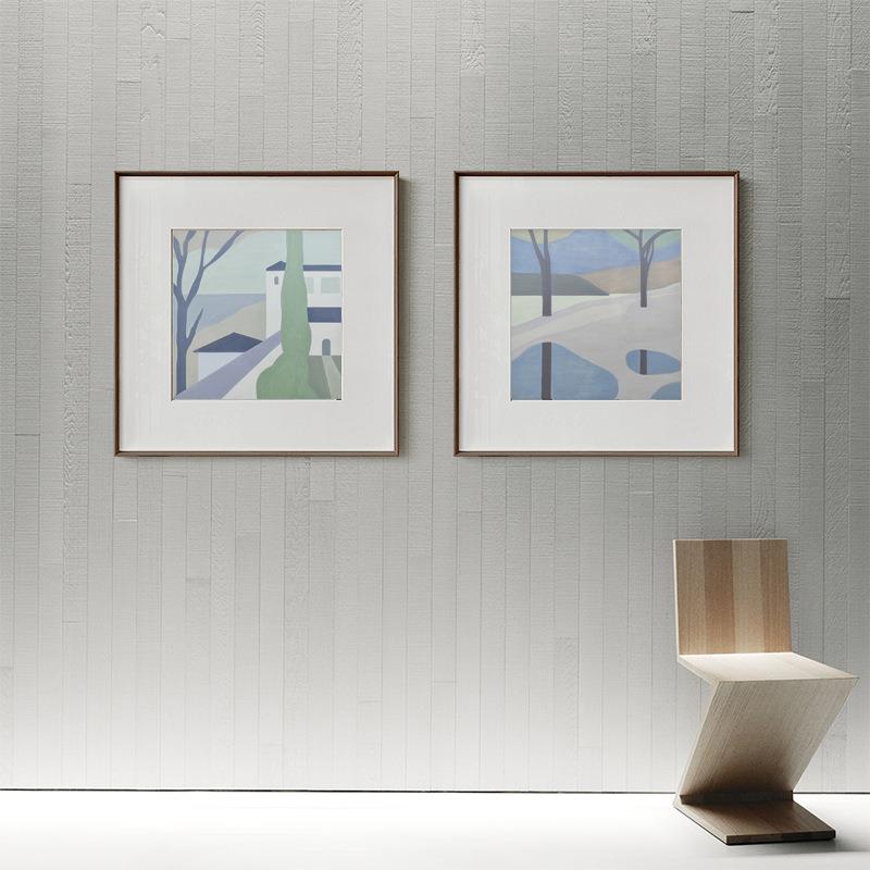 日式复古文艺饰画厅餐厅客大师名画简卧室床头装人物休C92闲约风