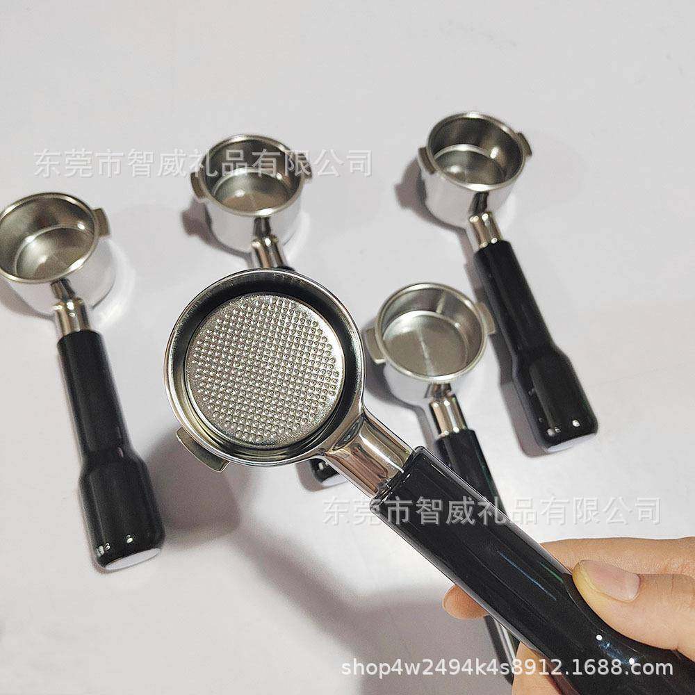 BUO德龙ECPC3420/E3260耳无底双手柄不锈钢304柄头/16粉碗萃取把