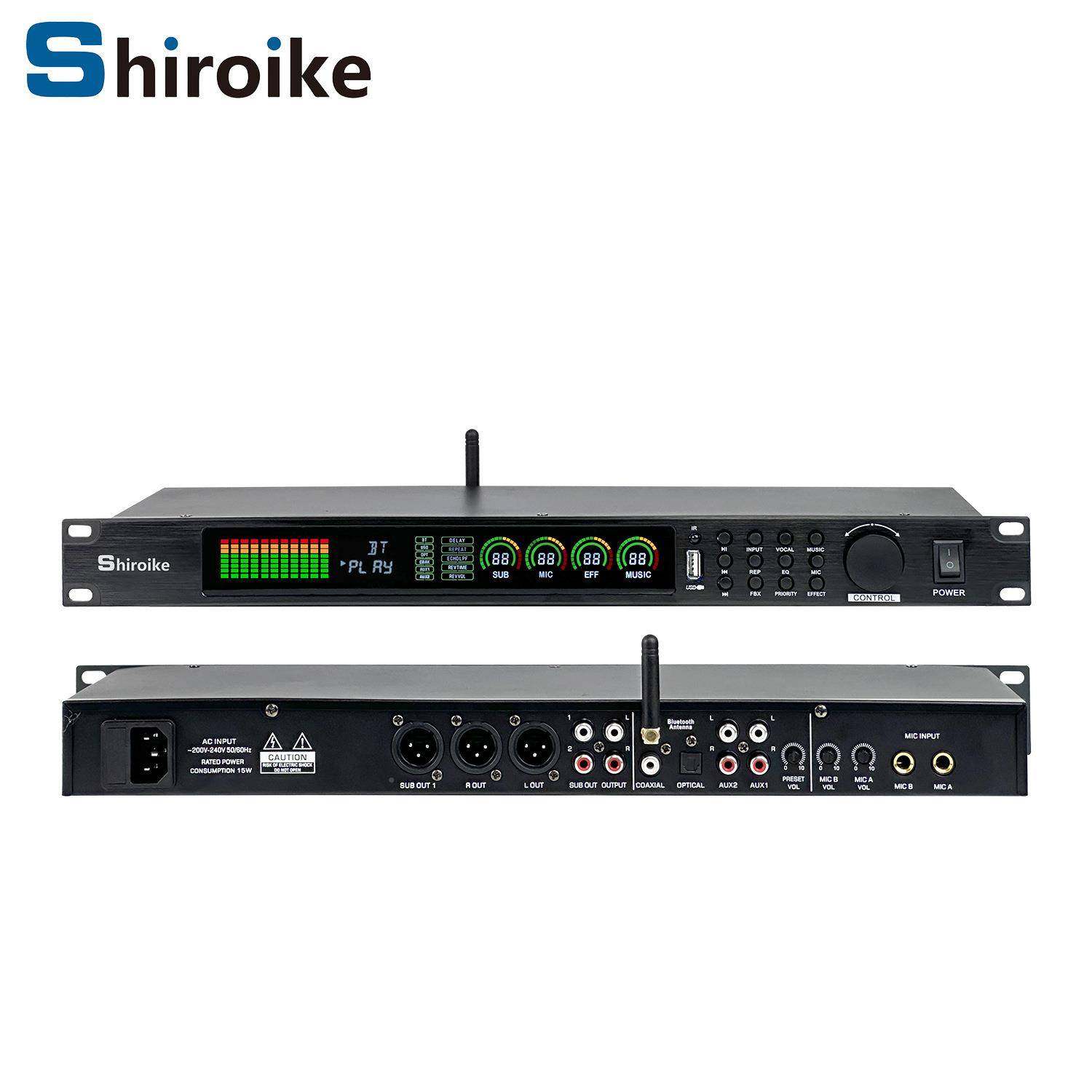 高端激级前效果器专业K歌K632TV家混响人声用励均衡前置调音