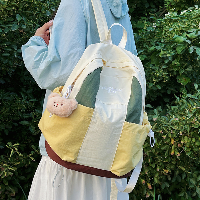 休闲轻便户外登山旅行小背包女休闲迷你双肩包包美式mini小书包男