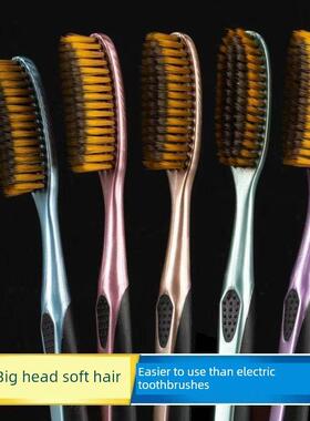 高效创新大头洁净长刷头成人软毛高档细丝高颜懒人加长牙刷Chilly