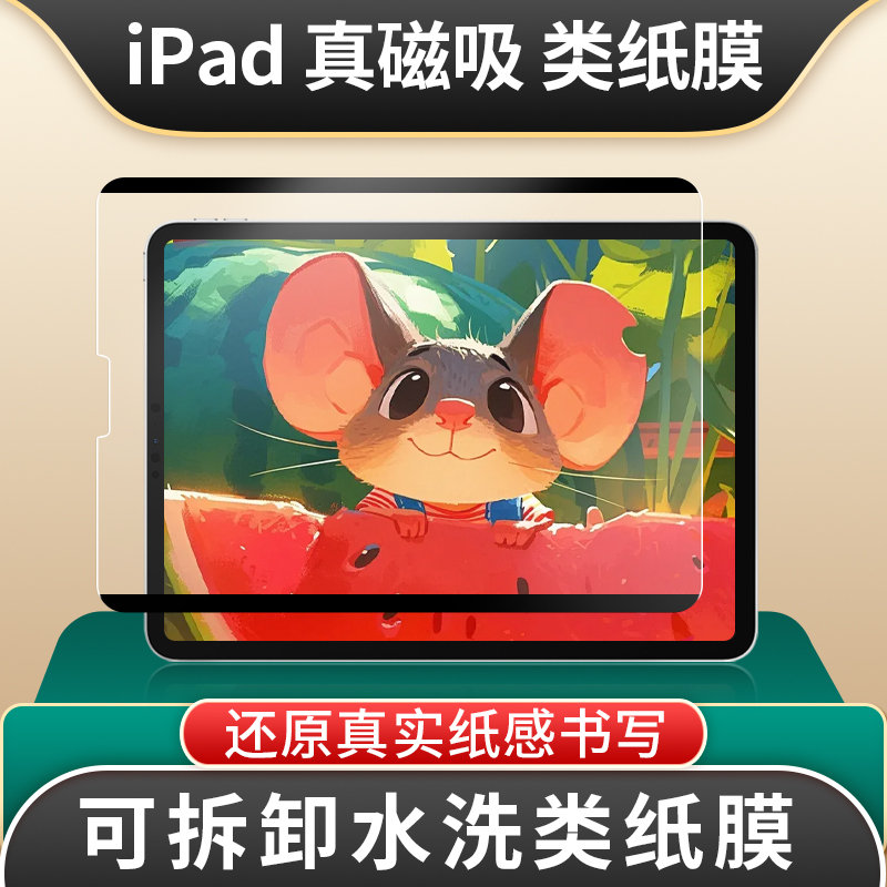 适用于苹果iPad磁吸类纸膜AR膜图片