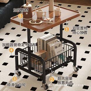 客厅沙发地毯上水果盘放置可移动小茶几卧室装饰房间布置桌子边几