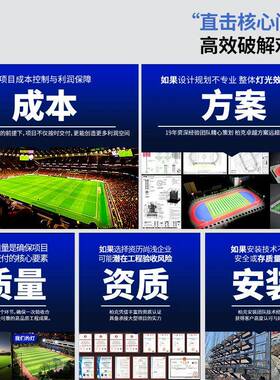 赛事级别足球场led模组投光灯大功率高杆灯防眩光防光污染足球场