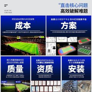 赛事级别足球场led模组投光灯大功率高杆灯防眩光防光污染足球场