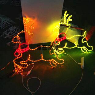 灯光节造型灯户外园子亮化氛围灯彩灯圣诞节鹿装饰灯场地布置道具