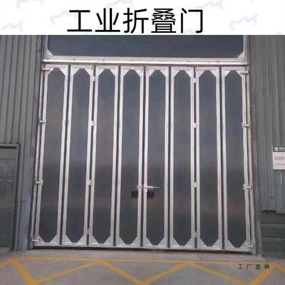 工业折叠门夹芯板保温推拉平移粮仓门折叠门聚氨酯定制平开门车