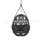 吊篮秋千篮藤椅庭院室内落地家用摇篮阳台单人大吊椅庭院户外圆床