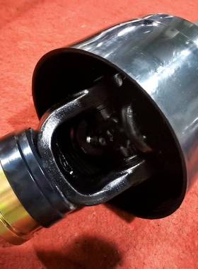 四系三角管农机传动轴，六键花键叉带金属圈，旋耕机PTO传动轴