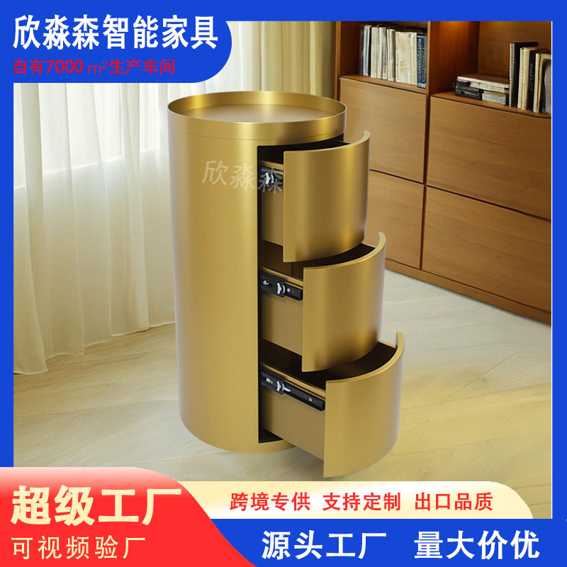 美发不锈钢抽屉推车工具柜