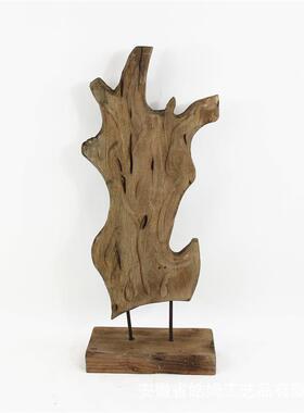 销售欧式手工艺根雕摆件民宿酒店家居电视柜树根装饰摆件