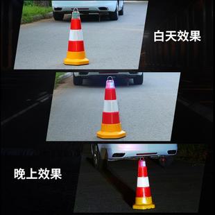 新品汽车用紧急停车事故三角架警示牌车载雪糕桶应急灯可折叠伸缩