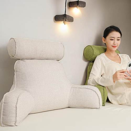 新款床头靠枕软包大靠背垫护颈护腰靠垫沙发飘窗阅读看书2024新品