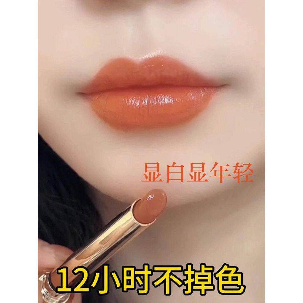 程十安推荐新品口红不沾杯不掉色肉桂色胡萝卜显白哑光持久防水