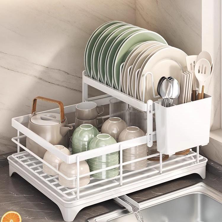 德国碗架不锈钢厨房置物架自排水碗筷餐具篮家用碗碟沥水架收纳架